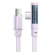 Mcdodo USB-C to USB-C Cable 65W (CA-3453) - кабел с бързо зареждане за устройства с USB-C порт  (180 см) (лилав) 