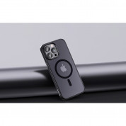 McDodo Magnetic Case - хибриден удароустойчив кейс с MagSafe за iPhone 15 Pro Max (черен)  2