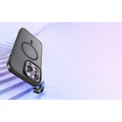 McDodo Magnetic Case - хибриден удароустойчив кейс с MagSafe за iPhone 15 Pro Max (черен)  1