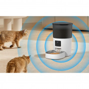 Rojeco 3L Automatic Pet Feeder WiFi with Camera (white) 5