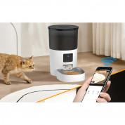 Rojeco 3L Automatic Pet Feeder WiFi with Camera (white) 1