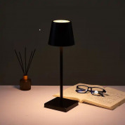 LED Desk Lamp WDL-02 - настолна LED лампа с вградена батерия (сребрист)  3