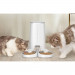Rojeco 4L Automatic Pet Feeder WiFi Version with Double Bowl - диспенсър за храна с двойна купичка за домашни любимци (бял) 5