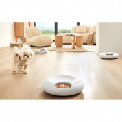 Rojeco 6 Meals Automatic Pet Feeder 3600mAh (white) 2