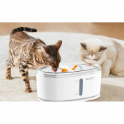 Rojeco 2.5L Water Fountain for pets Rojeco Wireless - автоматична поилка за домашни любимци (бял) 4