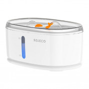 Rojeco 2.5L Water Fountain for pets Rojeco Wireless - автоматична поилка за домашни любимци (бял)