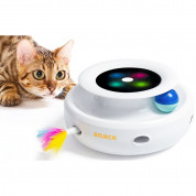 Rojeco 2 In 1 Interactive Cat Toys - интерактивна играчка за котки (бял) 4