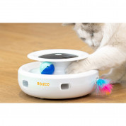 Rojeco 2 In 1 Interactive Cat Toys - интерактивна играчка за котки (бял) 2