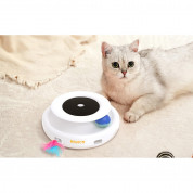Rojeco 2 In 1 Interactive Cat Toys - интерактивна играчка за котки (бял) 1