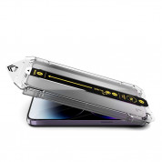 Mobile Origin Screen Guard Full Cover Tempered Glass - стъклено защитно покритие за дисплея на iPhone 14 Pro Max (черен-прозрачен) 1