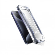 Mobile Origin Screen Guard Full Cover Tempered Glass - стъклено защитно покритие за дисплея на iPhone 15 (черен-прозрачен) 2