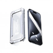 Mobile Origin Screen Guard Full Cover Tempered Glass - стъклено защитно покритие за дисплея на iPhone 15 (черен-прозрачен) 6
