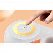 Rojeco Dog Automatic Leash LED - автоматичен повод за домашни животни (бял-оранжев) 5