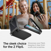 Spigen Thin Fit Pro Case - качествен поликарбонатов кейс за Samsung Galaxy Z Flip5 (черен-прозрачен) 13