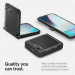 Spigen Thin Fit Pro Case - качествен поликарбонатов кейс за Samsung Galaxy Z Flip5 (черен-прозрачен) 18