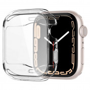 Spigen Ultra Hybrid Case - хибриден кейс с висока степен на защита и вграден протектор за дисплея за Apple Watch 41мм (прозрачен) 8