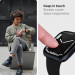 Spigen Ultra Hybrid Case - хибриден кейс с висока степен на защита и вграден протектор за дисплея за Apple Watch 41мм (черен-прозрачен) 10