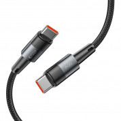 Tech-Protect Ultraboost USB-C to USB-C Cable 100W - USB-C към USB-C кабел за устройства с USB-C порт (200 см) (черен) 2