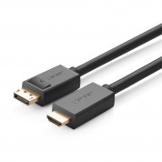 Ugreen DisplayPort to HDMI 4K Cable - кабел DisplayPort към HDMI с поддръжка на 4K (150 см) (черен) 1