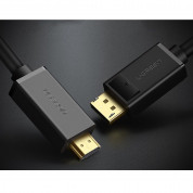 Ugreen DisplayPort to HDMI 4K Cable - кабел DisplayPort към HDMI с поддръжка на 4K (150 см) (черен) 5