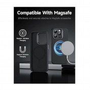 Benks MagClap ArmorPro Kevlar Case 600D - удароустойчив кевларен кейс с MagSafe за iPhone 15 Pro (черен) 9