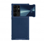 Nillkin CamShield Leather S Case for Samsung Galaxy S23 Ultra (blue)