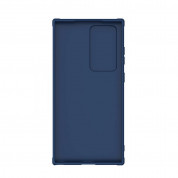 Nillkin CamShield Leather S Case - хибриден удароустойчив кожен кейс за Samsung Galaxy S23 Ultra (син) 2