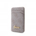 Guess 4G Metal Script Magnetic Cardslot Wallet - кожен портфейл (джоб) с вградена поставка за прикрепяне към iPhone с MagSafe (розов) 2