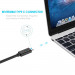 Choetech USB-C to USB-C Cable 60W - здрав кабел с бързо зареждане за устройства с USB-C порт (100 см) (черен) 3