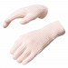 HR Braided Gloves with cut-outs for fingers - плетени зимни ръкавици с изрязани отвори за тъч екрани (розов) 1