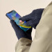 HR Braided Gloves with cut-outs for fingers - плетени зимни ръкавици с изрязани отвори за тъч екрани (черен) 6