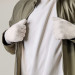 HR Braided Gloves with cut-outs for fingers - плетени зимни ръкавици с изрязани отвори за тъч екрани (бежов) 3