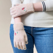 HR Women Braided Gloves (beige) 4