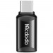 Mcdodo Lightning to USB-C Adapter (OT-7700) - адаптер от Lightning женско към USB-C мъжко за iPhone и устройства с USB-C порт (черен) 2