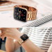 Tech-Protect Stainless Steel Band - каишка от неръждаема стомана за Apple Watch 42мм, 44мм, 45мм, Ultra 49мм (розово злато) 3