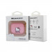 Hello Kitty AirPods Liquid Silicone 3D Kitty Head Logo Case - силиконов калъф с карабинер за Apple AirPods Pro (розов) 3