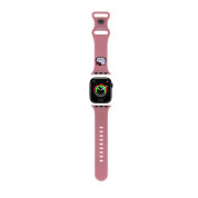 Hello Kitty Liquid Silicone Kitty Head Watch Strap for Apple Watch 38mm, 40mm, 41mm (pink)