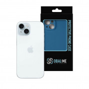OBALME Basic Matte TPU Case - силиконов (TPU) калъф за iPhone 15 (син)  2