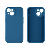 OBALME Basic Matte TPU Case - силиконов (TPU) калъф за iPhone 15 (син)  1