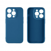 OBALME Basic Matte TPU Case - силиконов (TPU) калъф за iPhone 15 Pro (син)  1