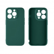 OBALME Basic Matte TPU Case - силиконов (TPU) калъф за iPhone 15 Pro (зелен)  1