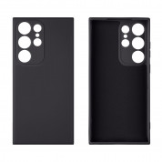 OBALME Basic Matte TPU Case - силиконов (TPU) калъф за Samsung Galaxy S23 Ultra (черен)  1