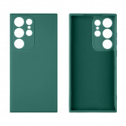 OBALME Basic Matte TPU Case - силиконов (TPU) калъф за Samsung Galaxy S23 Ultra (зелен)  1
