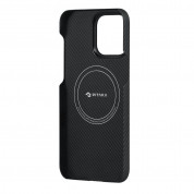 Pitaka MagEZ 4 600D Aramid Fiber MagSafe Case for iPhone 15 (black) 1