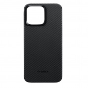 Pitaka MagEZ 4 600D Aramid Fiber MagSafe Case for iPhone 15 (black)