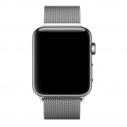 Decoded Milanaise Titanium Stainless Steel Watch Loop Band for Apple Watch 42mm, 44mm, 45mm, Ultra 49mm (silver) 2