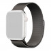 Decoded Milanaise Titanium Stainless Steel Watch Loop Band - стоманена, неръждаема каишка за Apple Watch 42мм, 44мм, 45мм, Ultra 49мм (черен) 1