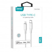 Choetech USB-C to Lightning Cable PD 20W - MFI сертифициран USB-C към Lightning кабел за Apple устройства с Lightning порт (120 см) (бял) 2
