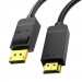 Vention DisplayPort to HDMI 4K Cable - кабел DisplayPort към HDMI с поддръжка на 4K (200 см) (черен)  5