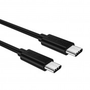 Choetech USB-C to USB-C Cable 60W - здрав кабел с бързо зареждане за устройства с USB-C порт (100 см) (черен) (bulk) 1